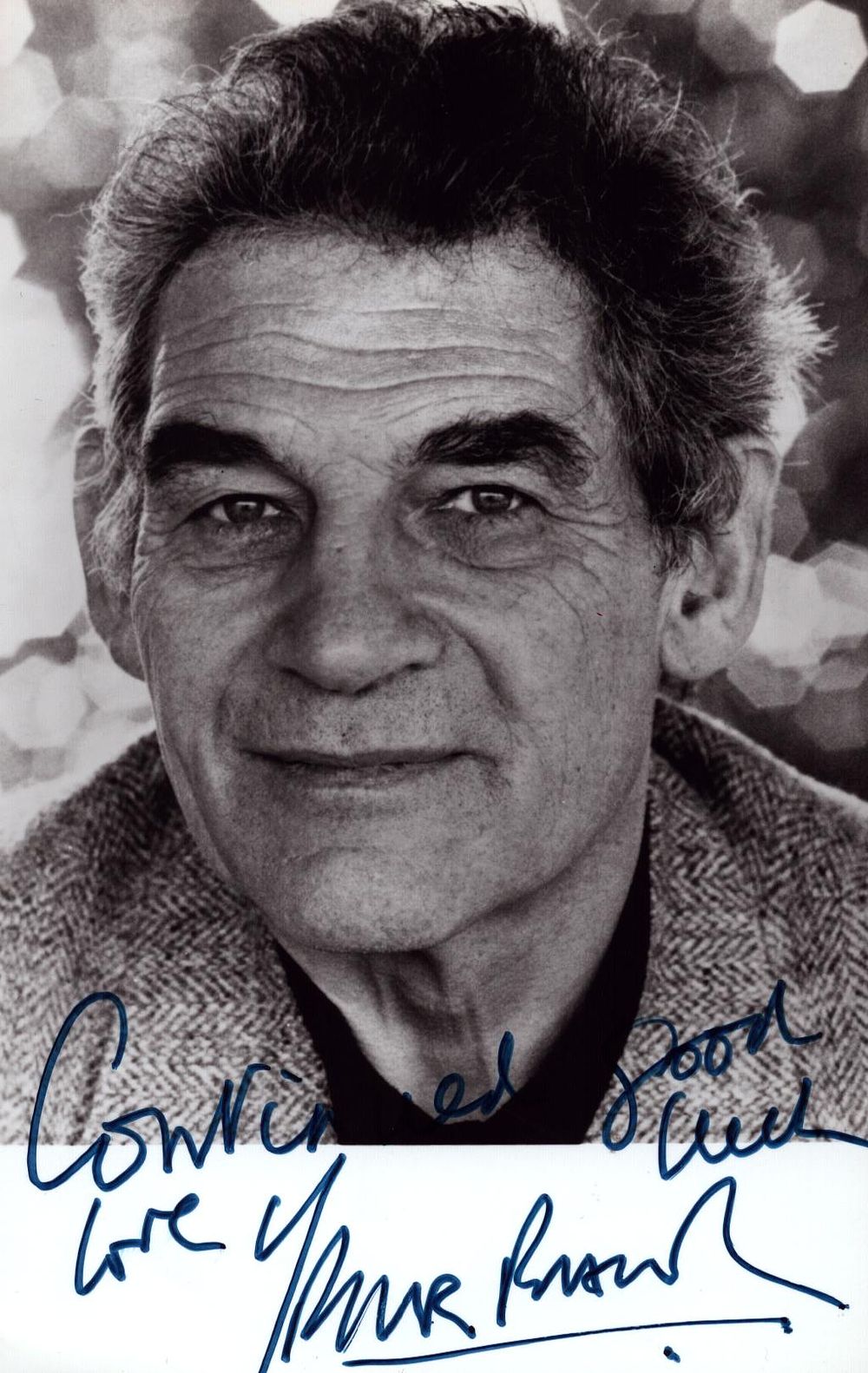 Lot 326: TREVOR PEACOCK (1931-2021) Actor signed Photo .