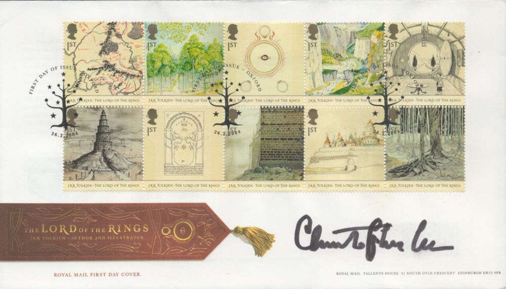 Lot 162: Christopher Lee, a signed J R R Tolkien...