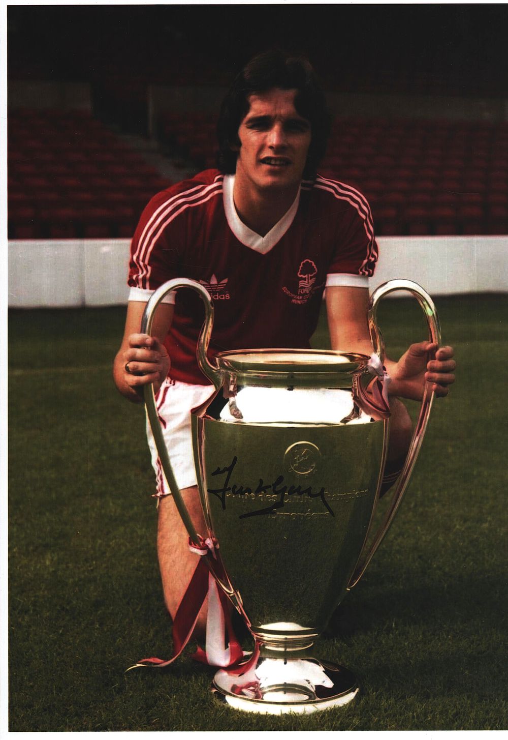 Lot 402: Frank Gray signed 12x8inch colour photo.