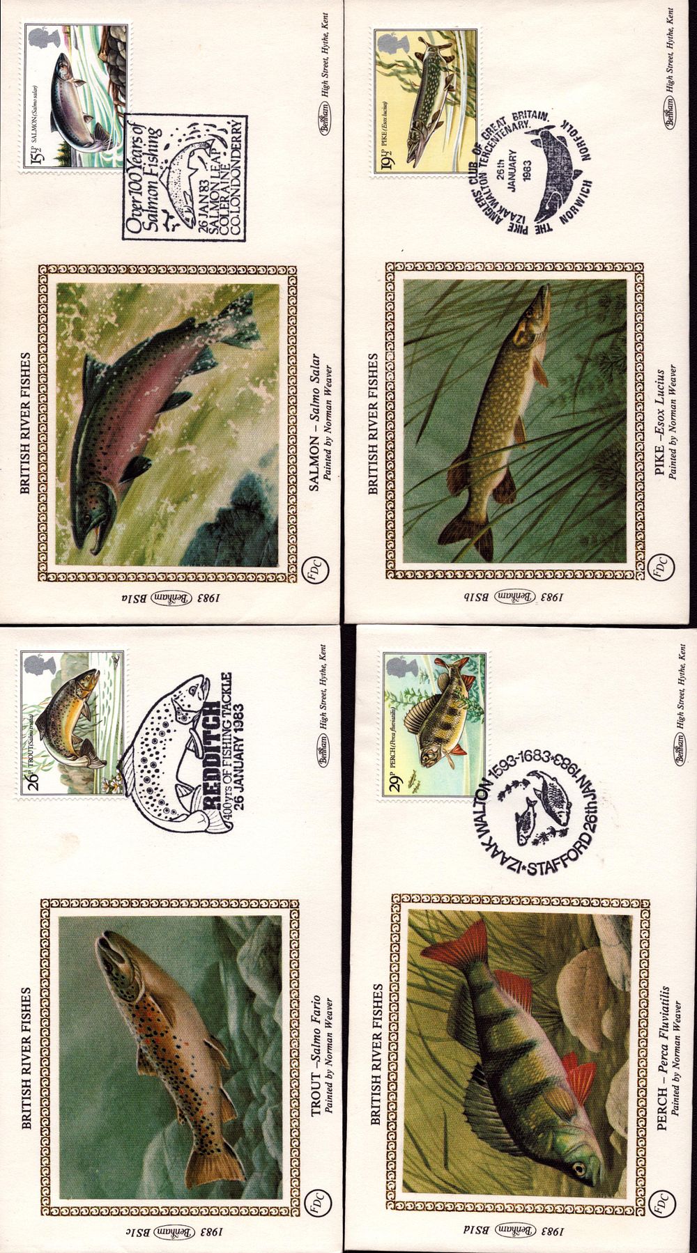 Lot 457: Collection for British River Fishes on the 26th...