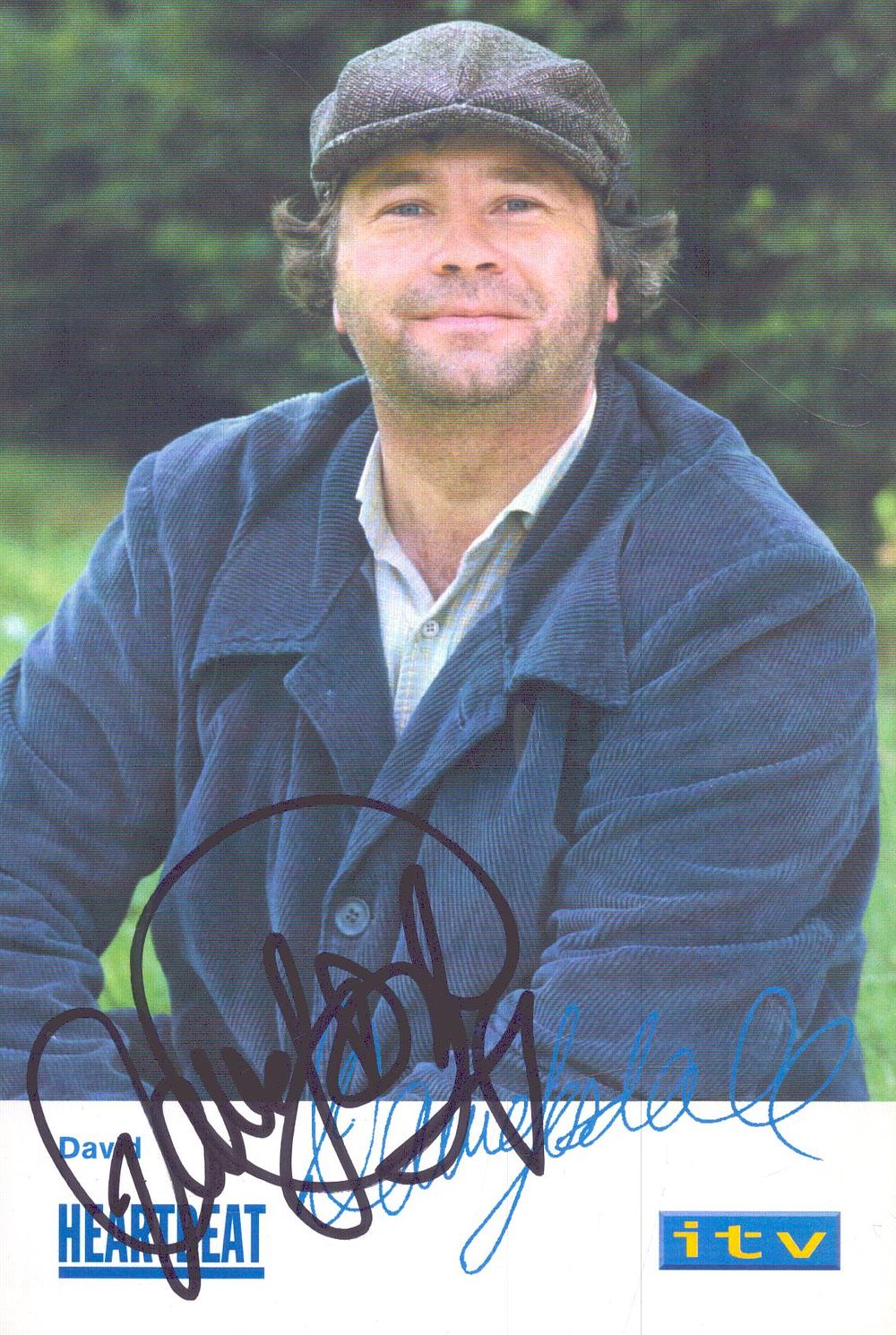 Lot 514: David Lonsdale signed 6x4inch Pormo card.