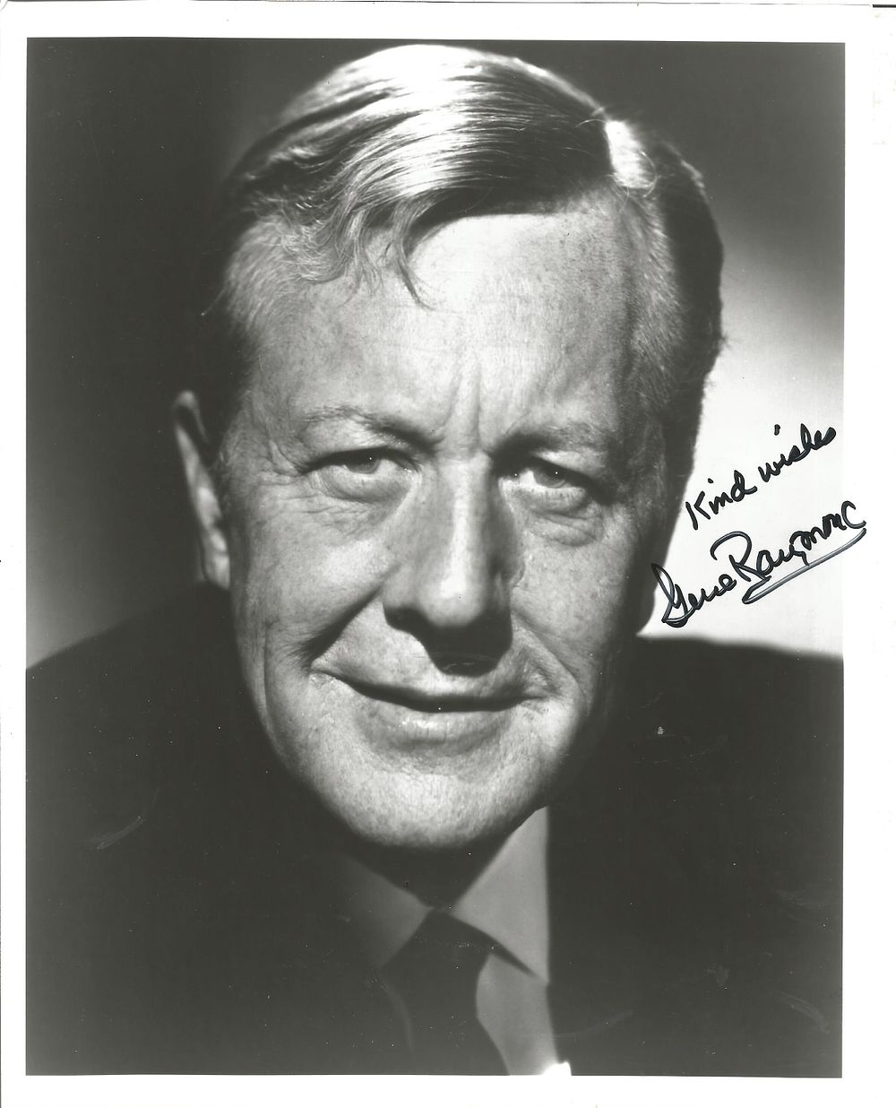 Lot 532: Gene Raymond signed 10x8inch black and white photo.