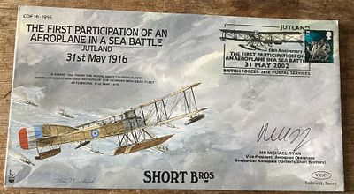 RAF The First Participation of an Aeroplane in a Sea Battle - Jutland 31 May 1916 COF 16 - 1916 