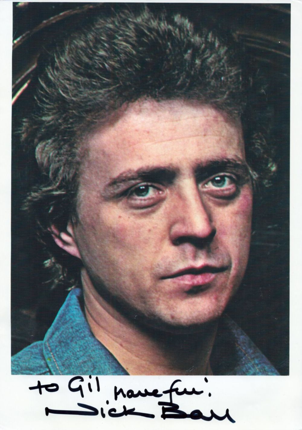 Lot 231: Nick Ball signed 12x8 colour photo. Dedicated. English...
