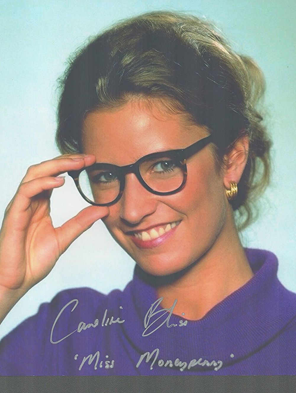 Lot 281: Bond Girl, Caroline Bliss signed 10x8 colour photograph...