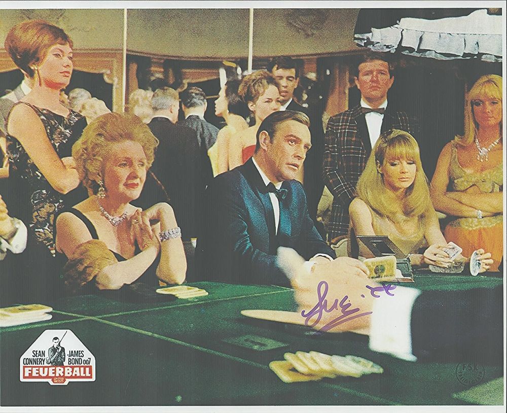 Lot 290: Bond Girl, Lisa Guiraut signed 10x8 colour Thunderball...