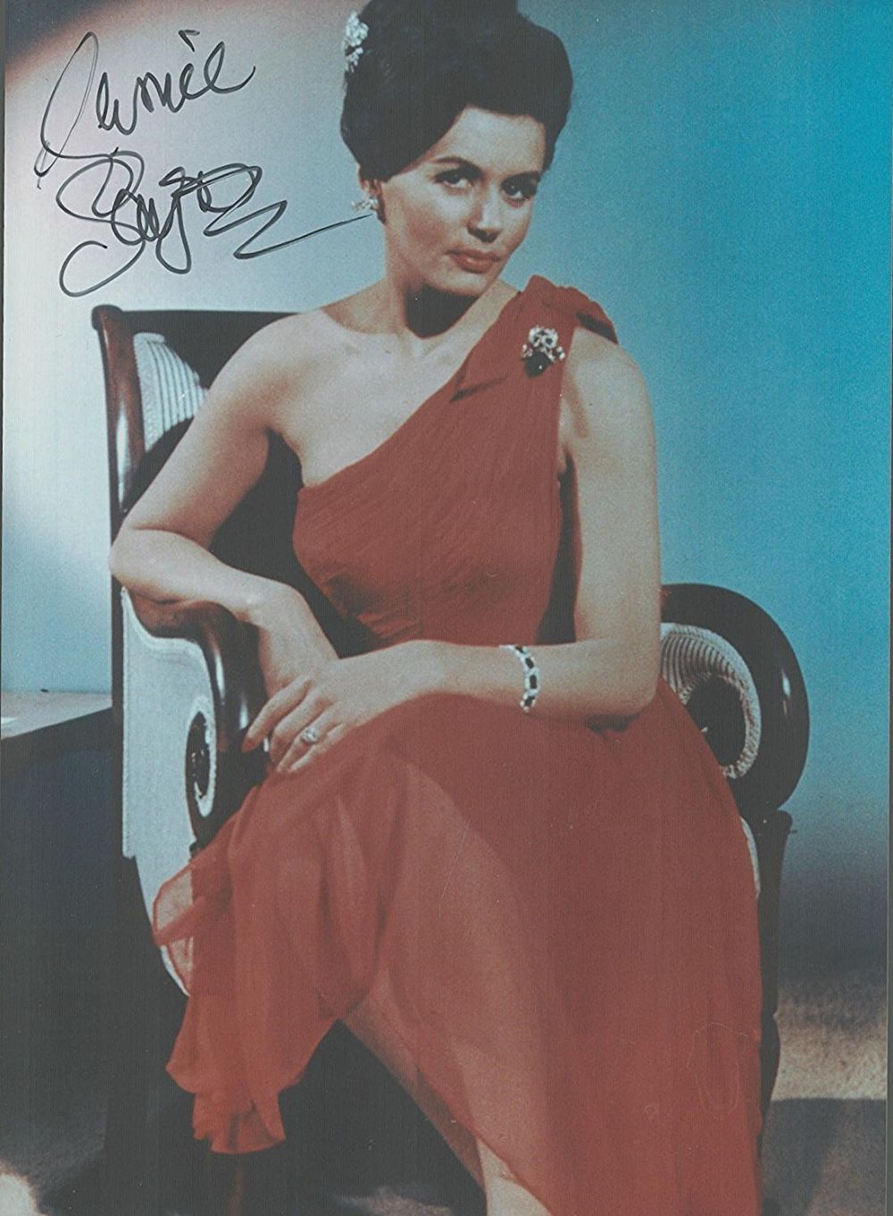 Lot 298: Bond Girl, Eunice Gayson signed 7x5 colour photograph....