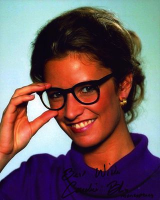 Caroline Bliss signed 10x8inch colour photo.