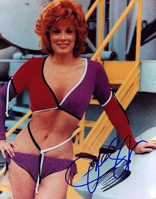 Jill St John signed 10x8inch colour photo.