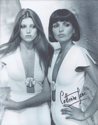Catherine Serre signed 10x8inch black and white photo.