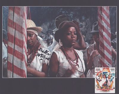 Della McRae signed 10x8inch Live and Let Die colour photo.