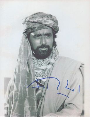 Art Malik signed 10x8inch black and white photo.
