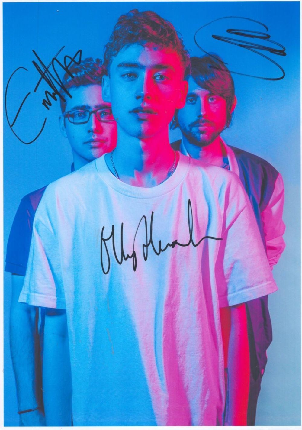 Lot 348: Years and Years multisigned 12x8 colour photo includes...