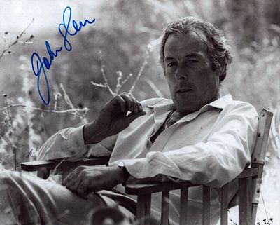John Glen signed 10x8inch black and white photo.