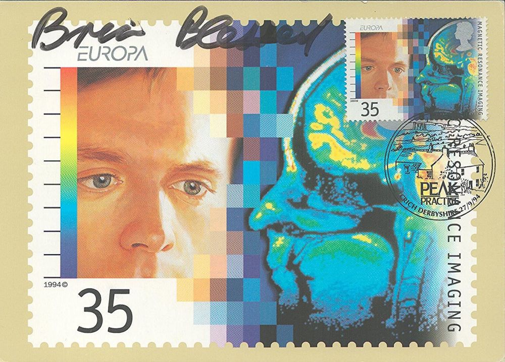 Lot 377: Actor, Brian Blessed signed Medical Discoveries PHQ card...