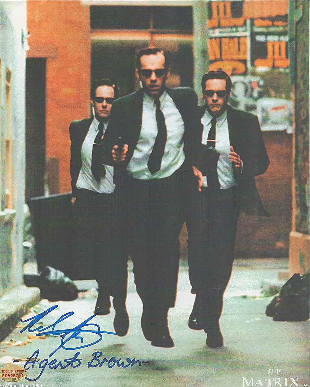 Lot 381: The Matrix Actor, Paul Goddard signed 10x8 colour...