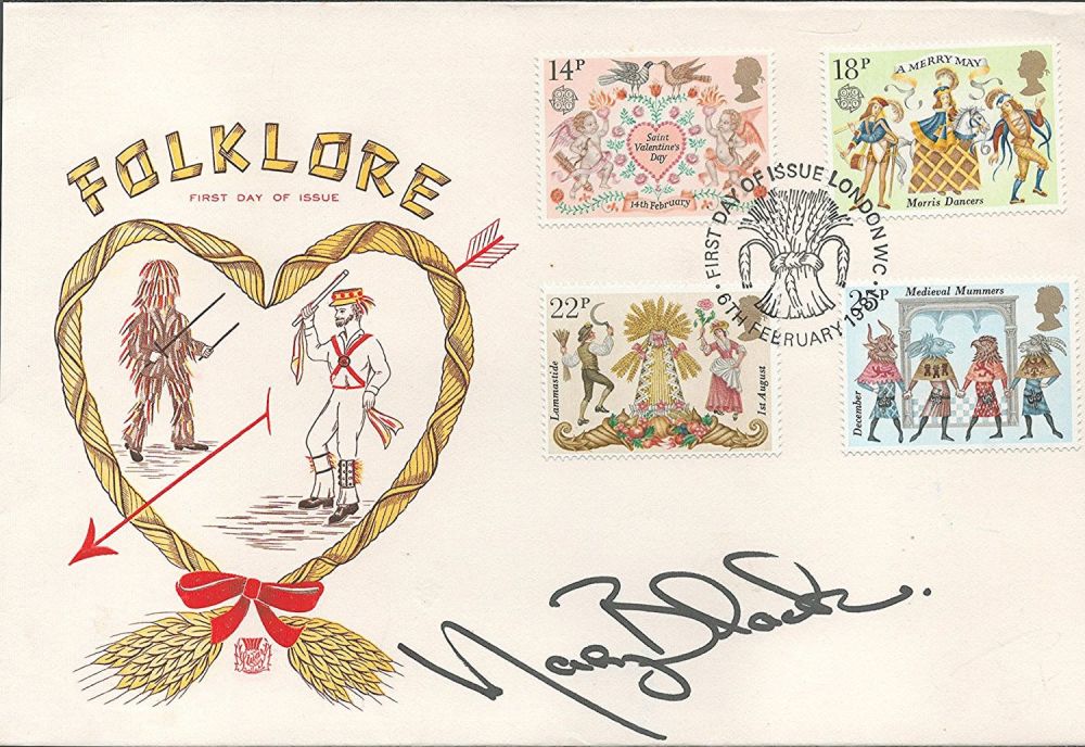 Lot 387: Singer, Mary Black signed Folklore FDC with 4...