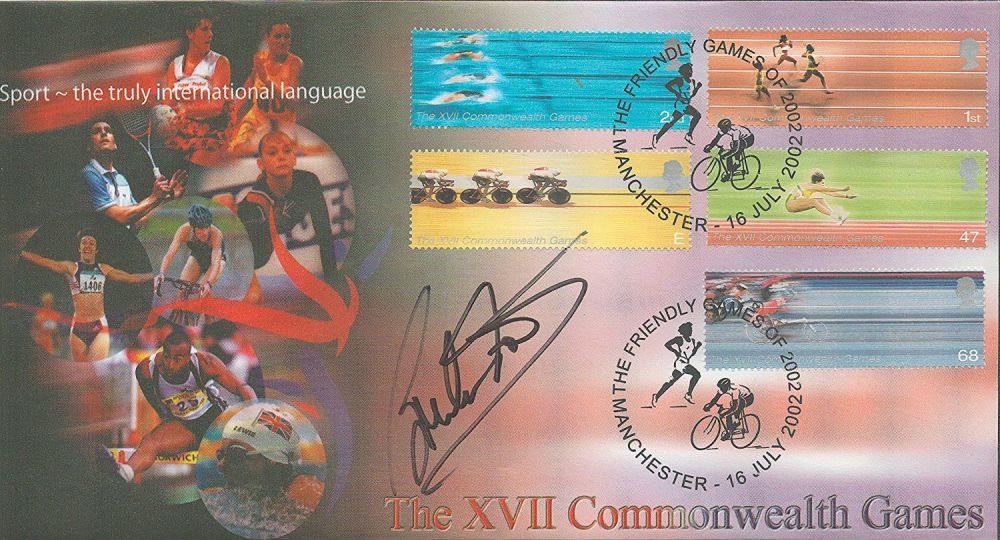 Lot 390: Athletics, Brendan Foster signed The XVII Commonwealth Games...