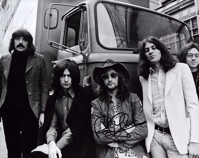 Roger Glover of Deep purple signed 10x8inch black and white photo.