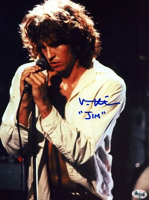 Val Kilmer signed 10x8inch colour photo pictured in his role as Jim Morrison in the film "The 