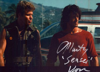 Martin Kove signed 10x8inch colour photo.