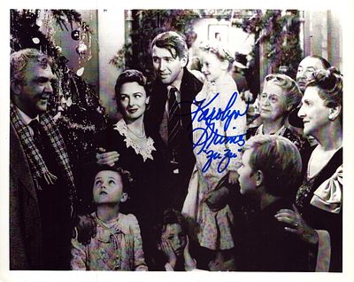 Karolyn Grimes signed 10x8inch black and white photo.
