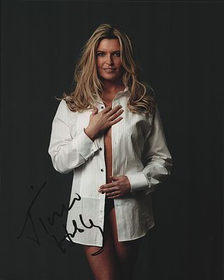 Tina Hobley signed 10x8inch colour photo.