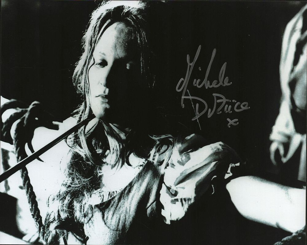 Micheke Dortrice signed 10x8inch black and white photo.