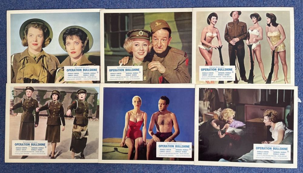 Lot 442: Operation Bullshine Lobby Cards. 10 10x8 Lobby Cards...