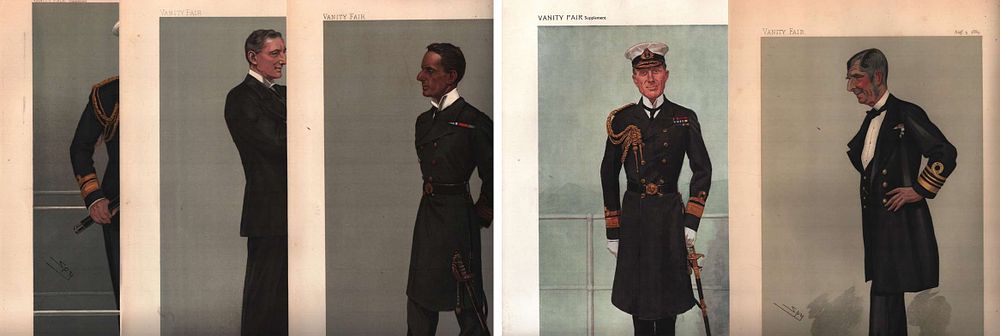 Lot 201: Vanity Fair caricature collection. Contains at least 4...