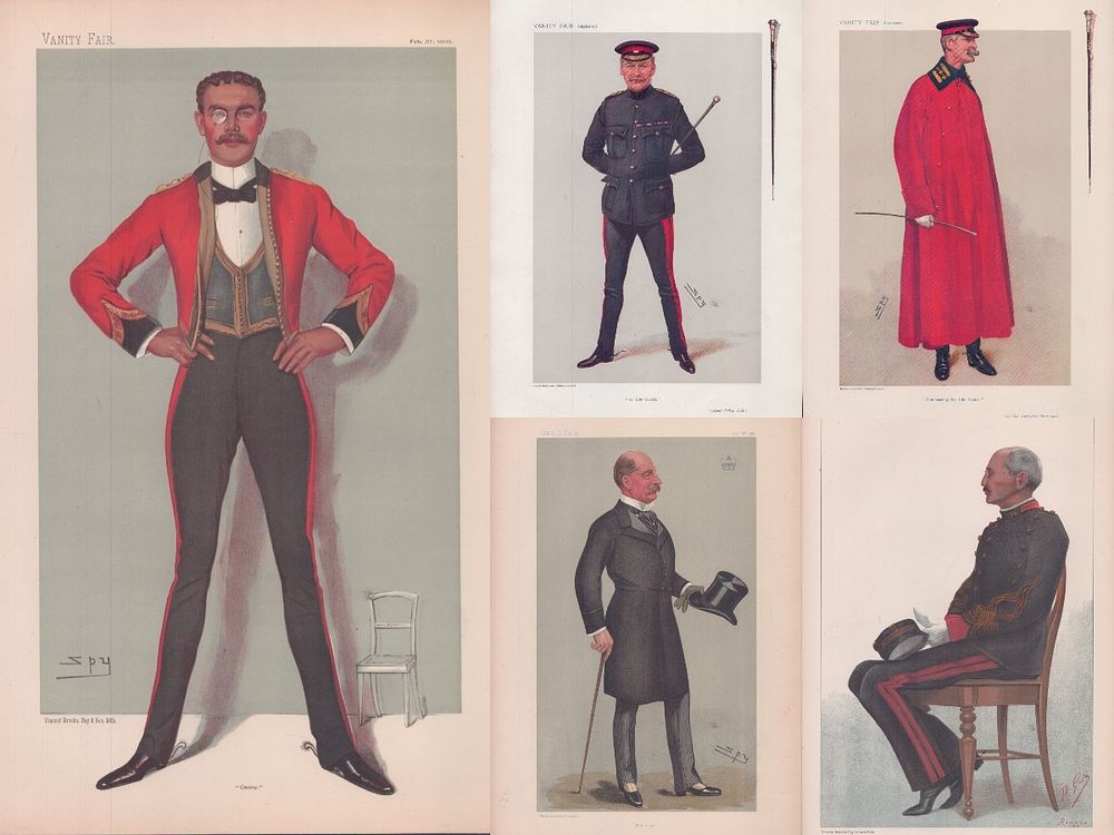 Lot 211: Vanity Fair caricature collection. Contains at least 4...