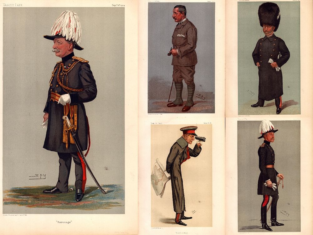 Lot 213: Vanity Fair caricature collection. Contains at least 4...