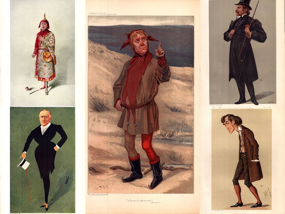 Lot 214: Vanity Fair caricature collection. Contains at least 4...