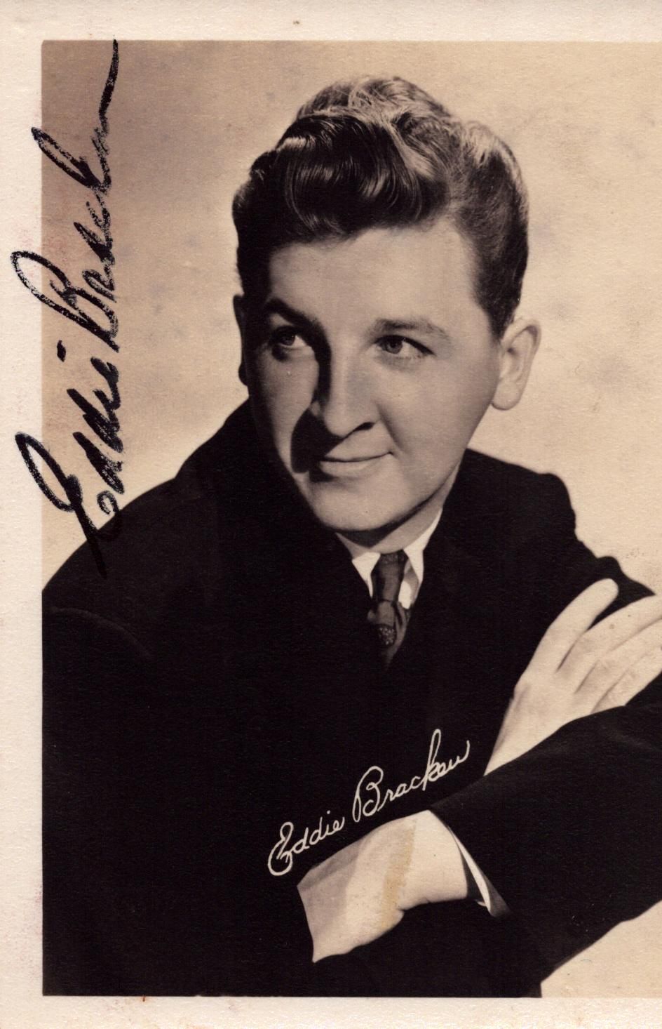 Lot 228: EDDIE BRACKEN (1915-2002) Actor signed vintage Photo.