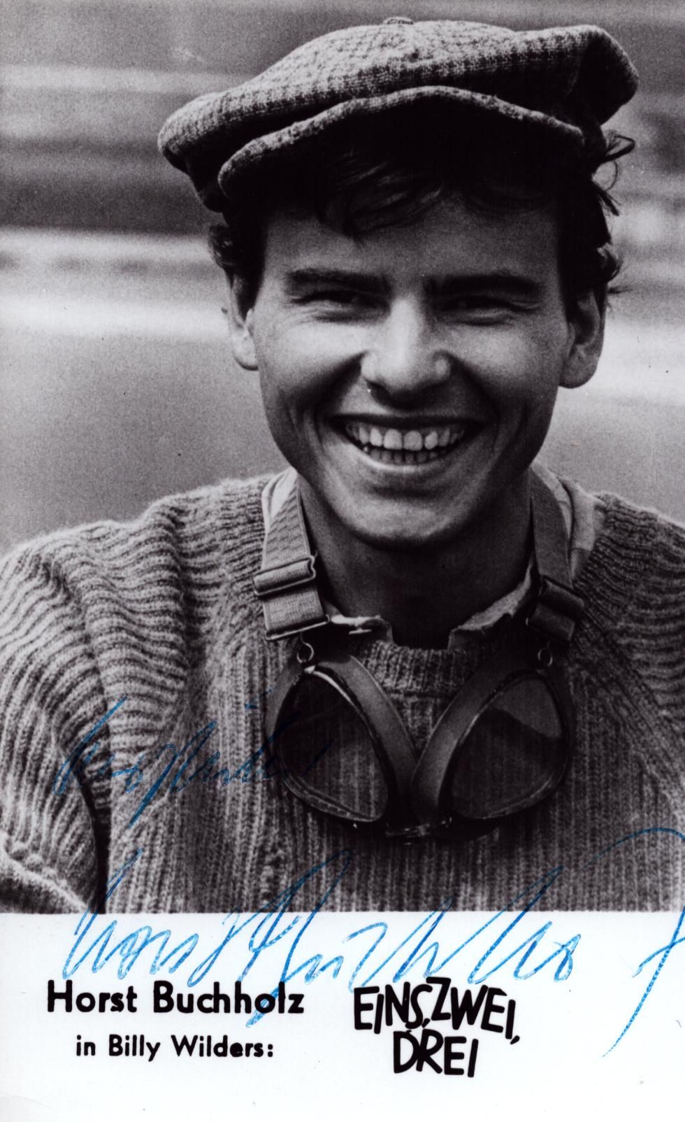 Lot 231: HORST BUCHHALZ (1933-2003) Actor signed Billy Wilders Photo