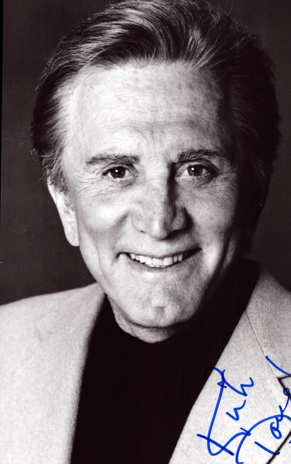 Lot 255: KIRK DOUGLAS (1916-2020) Actor signed Photo.