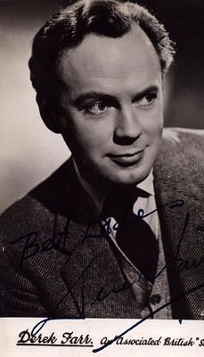 DEREK FARR (1912-1986) Actor signed vintage Photo.