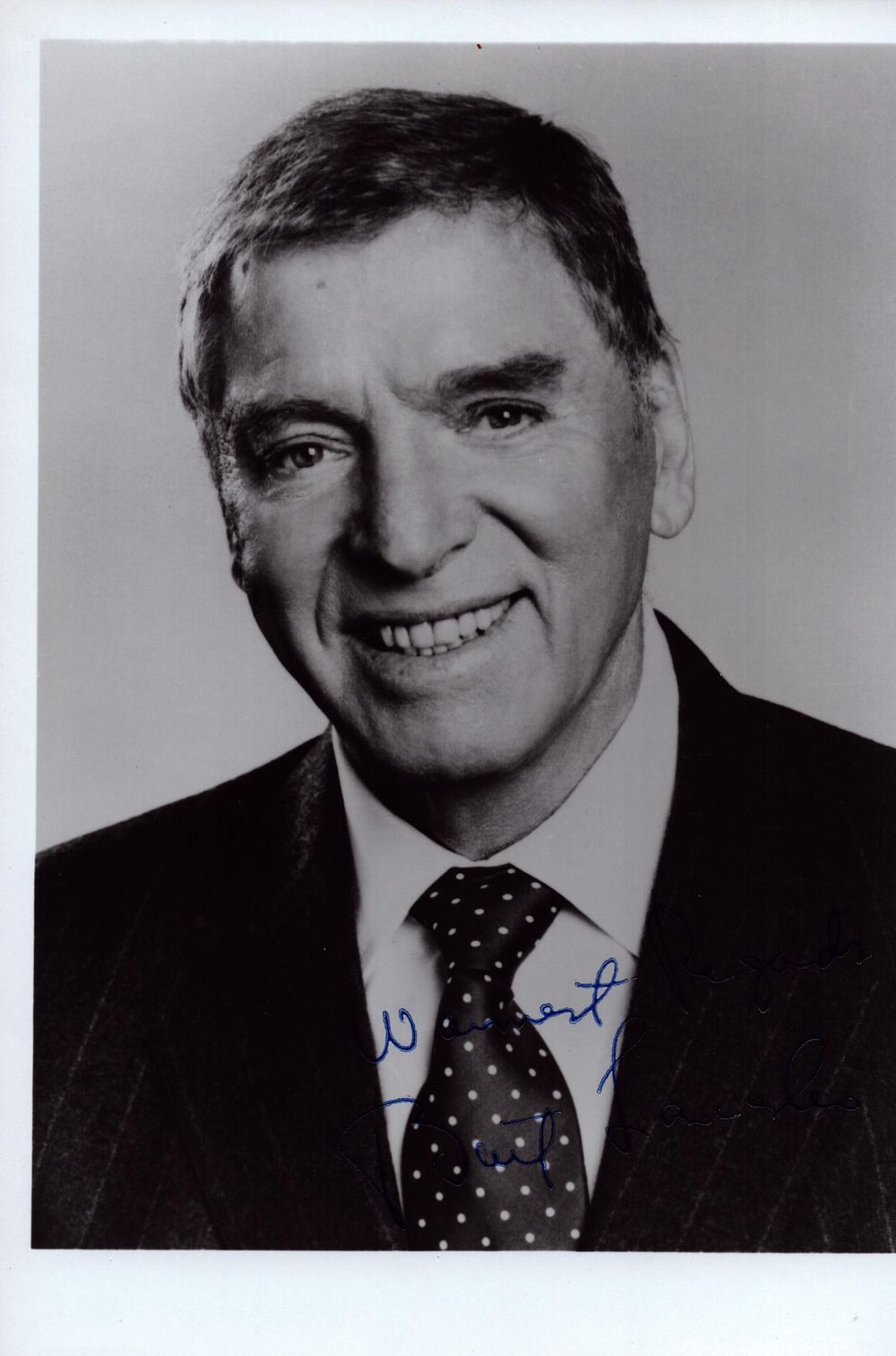 Lot 262: BURT LANCASTER (1913-1994) Actor signed Photo.