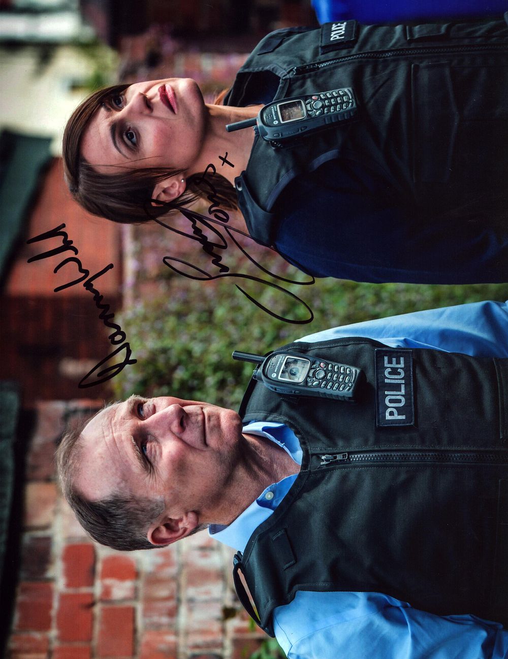 Lot 302: Danny Webb & Suranne Jones signed 8x10 colour...
