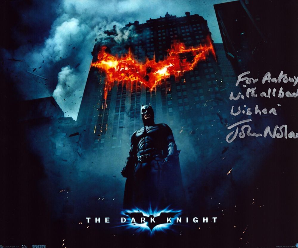 Lot 327: Jonathan Nolan signed 8x10 colour promotional photo for...