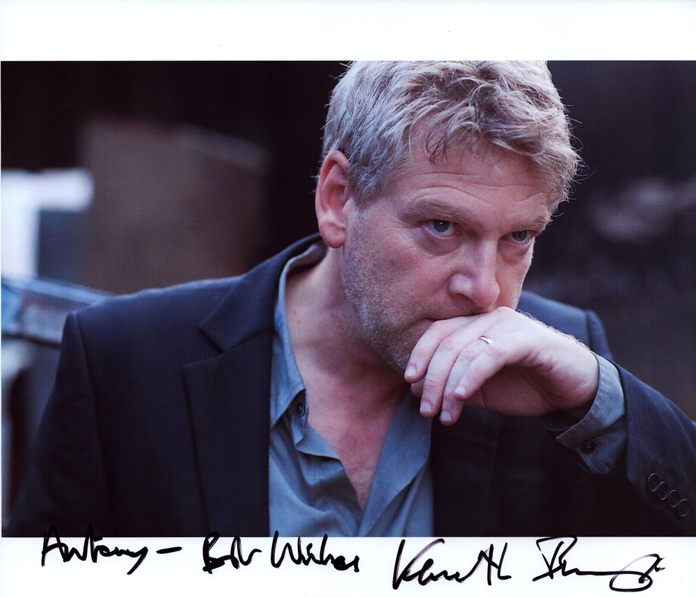 Lot 338: Kenneth Branagh signed 8x10 colour photo. Dedicated.