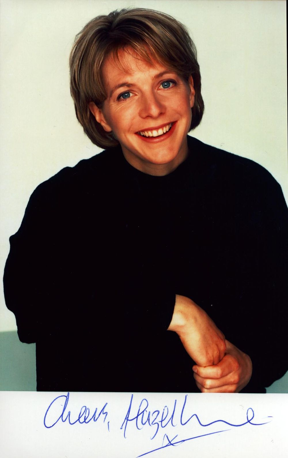 Lot 356: Hazel Irvine signed 4X6 colour photo.