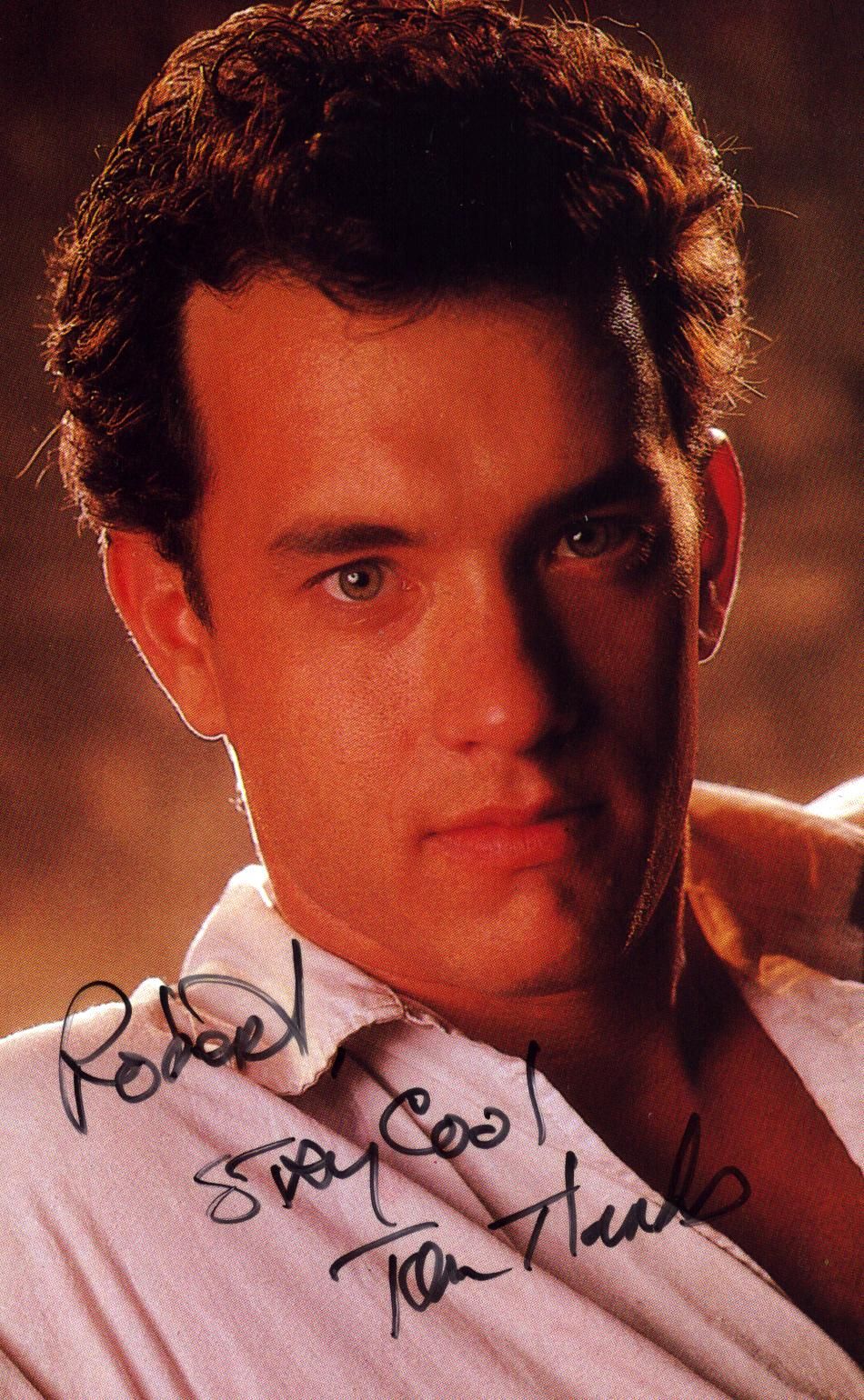 Lot 360: Tom Hanks signed 6x4 colour photo. Dedicated.