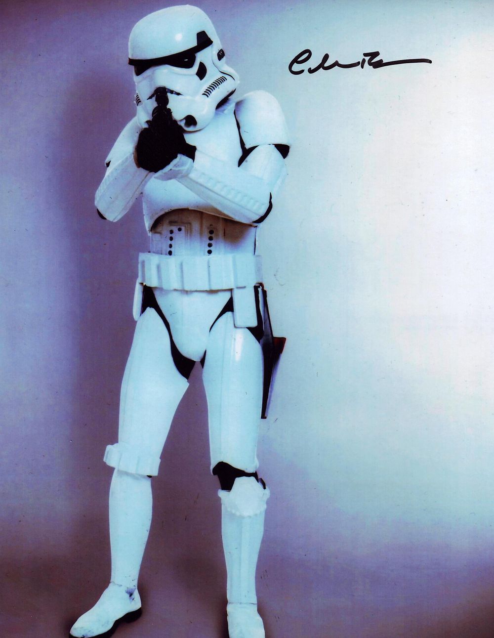 Chris Bunn signed 10x8 colour photo (Stormtrooper), Star Wars.