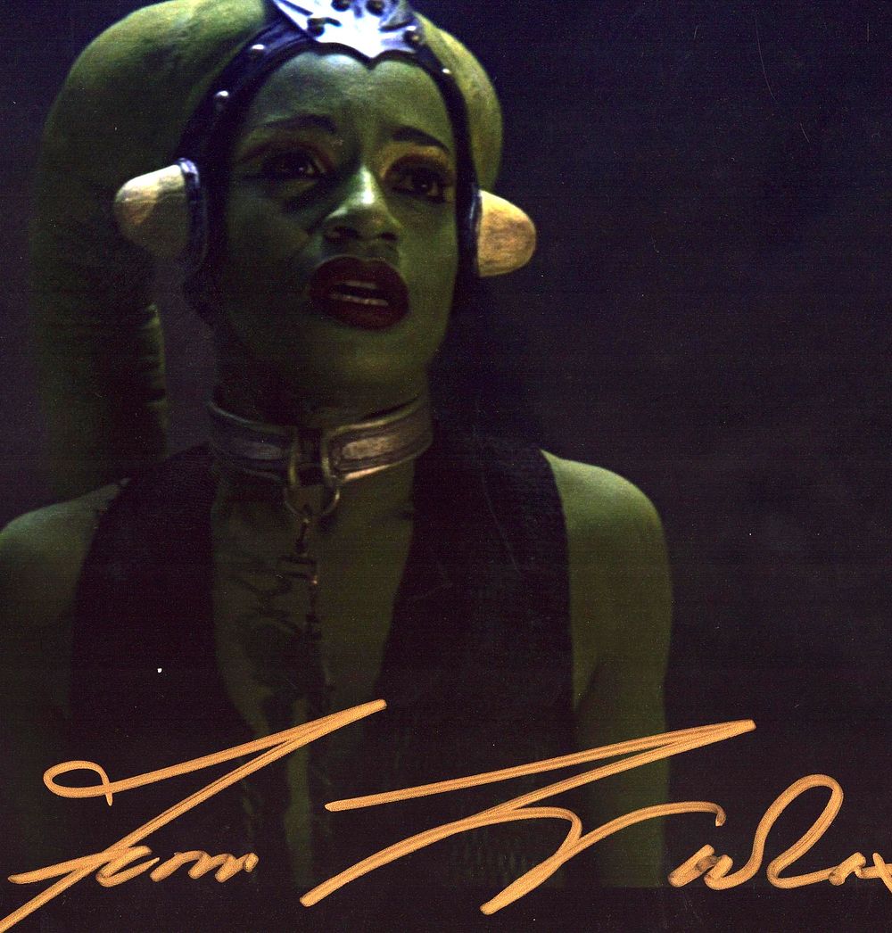 Lot 373: Femi Taylor signed 10x8 colour photo as Oola...