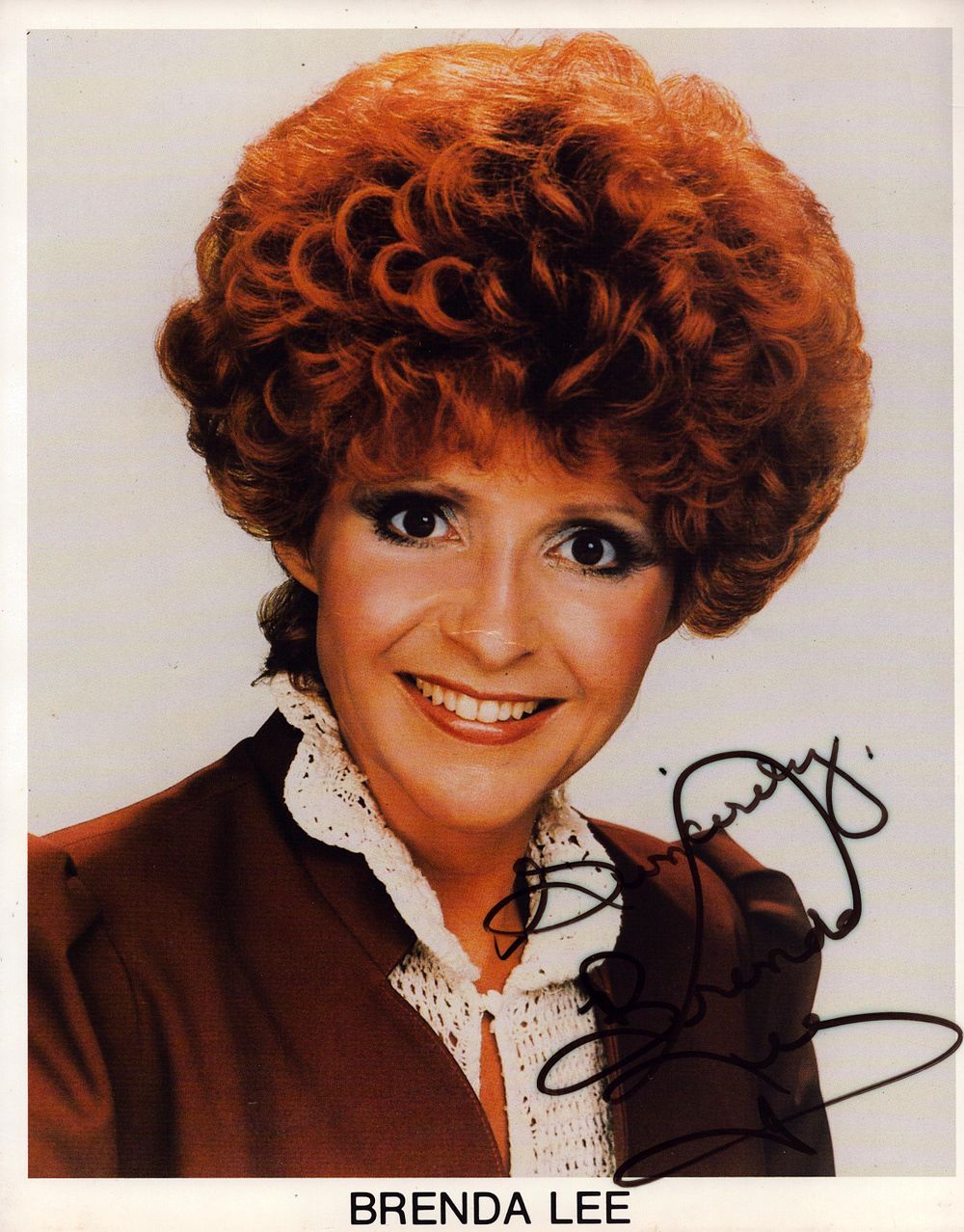 Lot 377: Brenda Lee signed 10x8 colour photo, Rock &...