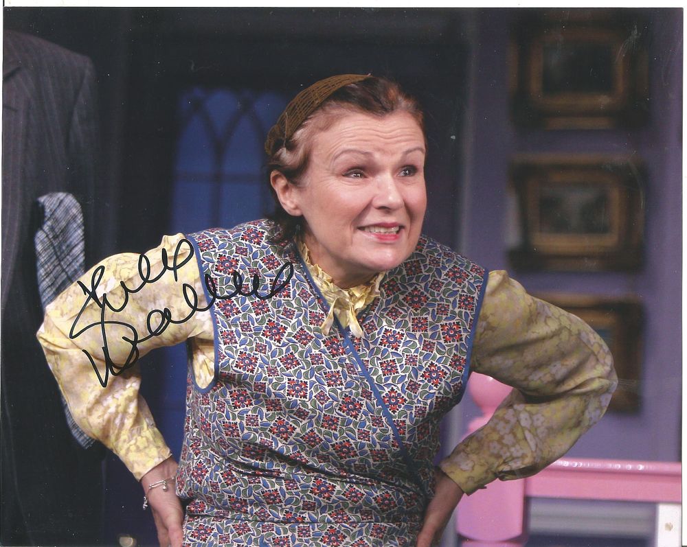 Lot 437: Julie Walters signed 10X8 inch colour photo from...
