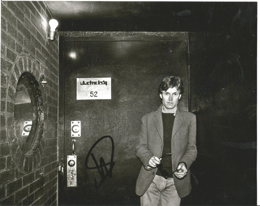 Lot 453: Steve Winwood Signed 10X8 inch black and white...