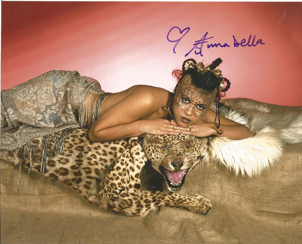 Lot 454: Annabella Lwin Signed 10X8 inch colour photo.