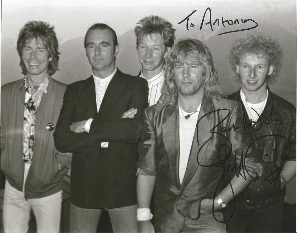 Lot 461: Rick Parfitt Of Status Quo Signed 10X8 Inch...